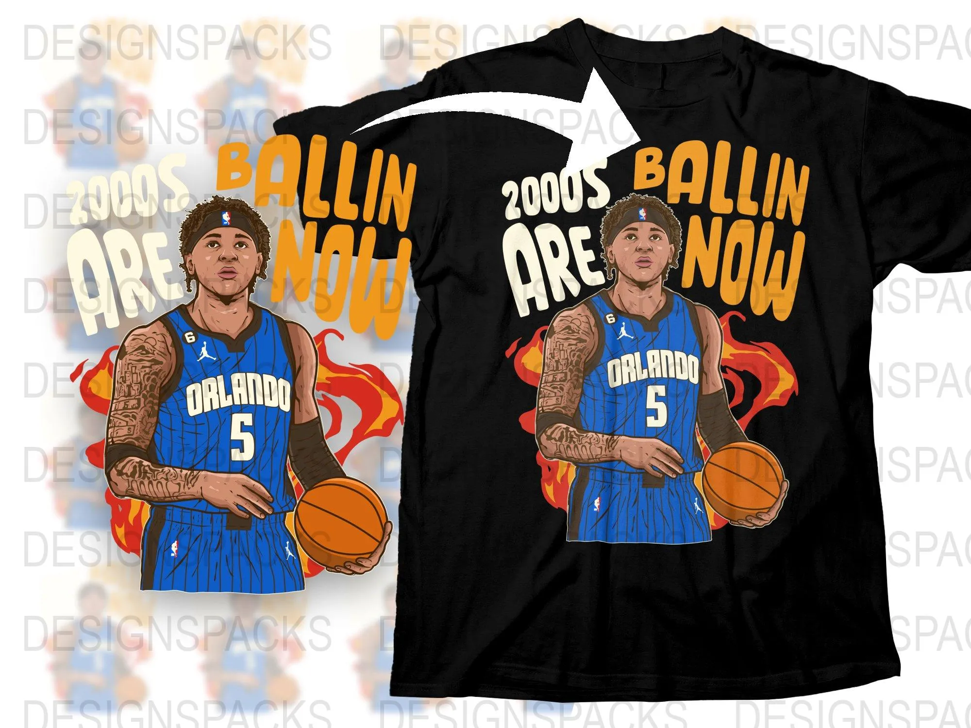2000s Are Ballin Now Orlando Basketball Png Digital Download