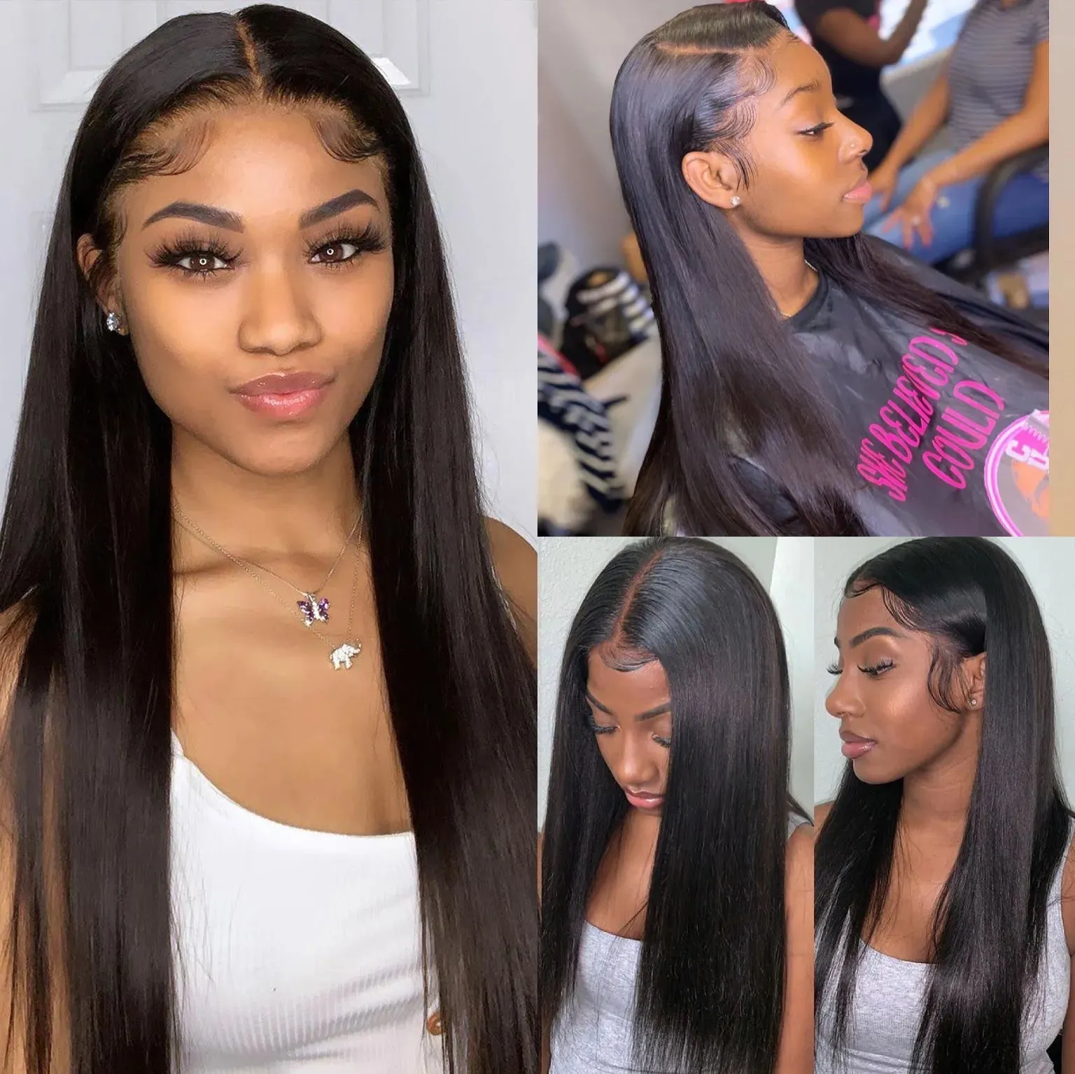30 40 Inch hd lace human hair wig Straight Lace Front Wig Brazilian nature glueless 13x4 Lace Frontal Pre Plucked Bob Wigs for Black Women taylor Human Hair 250 Density