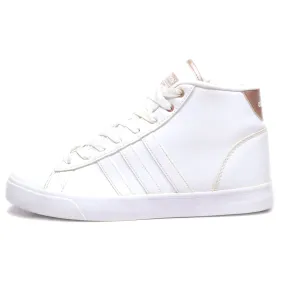 Adidas Cf Daily Qt High-Top Sneakers Leather White Colour For Women