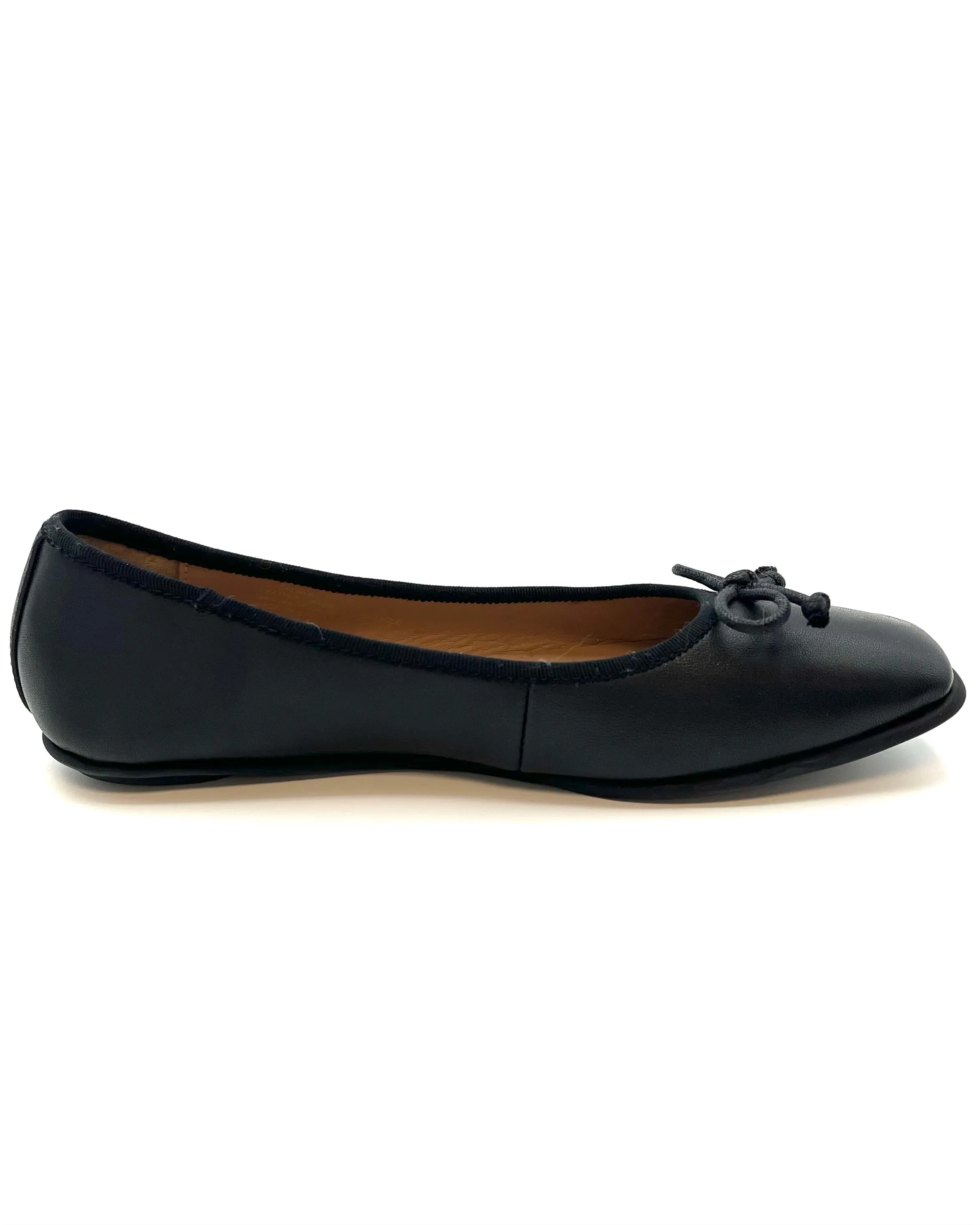 Aerosoles Black Ballet Flats With a Bow - Size 7