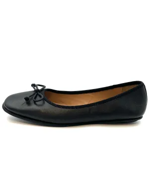 Aerosoles Black Ballet Flats With a Bow - Size 7