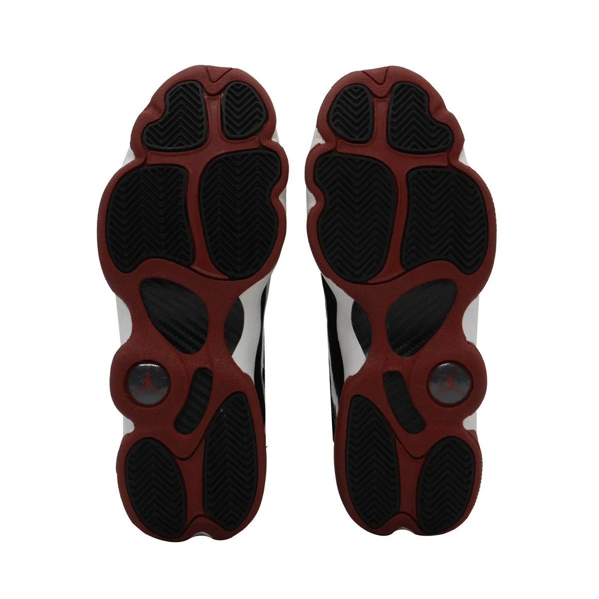 Air Jordan 6 Rings Basketball Sport Shoes Patent Leather Black Colour For Kids