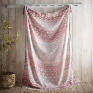 Appletree Hygge Sakari Throw - Terracotta