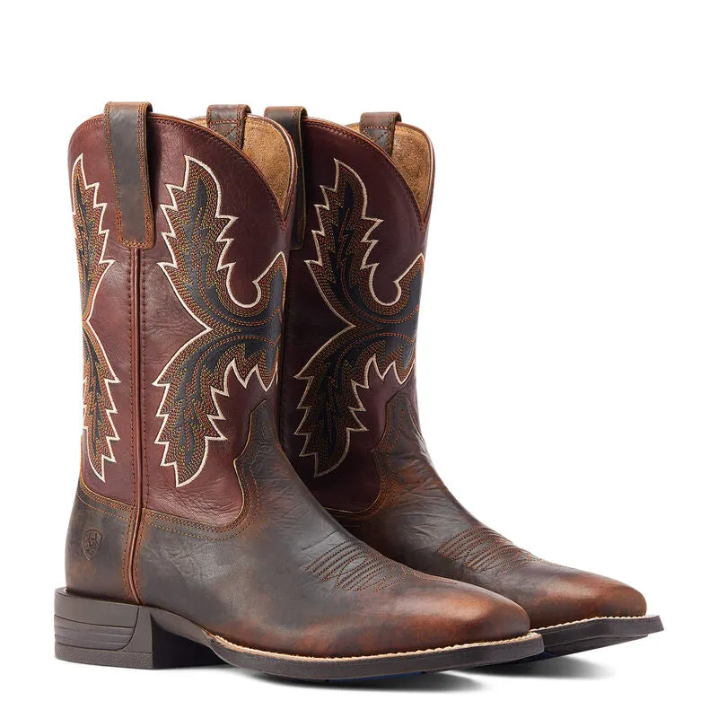 ARIAT MEN’S PAY WINDOW WESTERN BOOTS | Bartop Brown / Cognac | Style:10044574