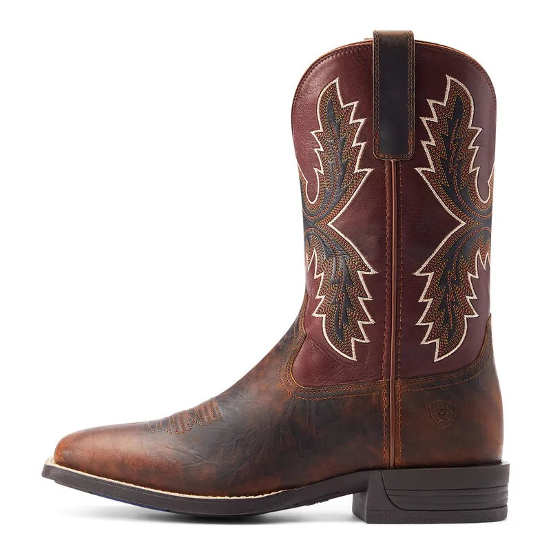 ARIAT MEN’S PAY WINDOW WESTERN BOOTS | Bartop Brown / Cognac | Style:10044574