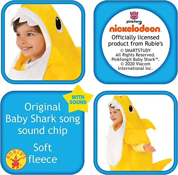 Baby Shark Yellow Costume for Kids