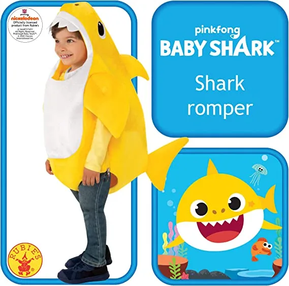 Baby Shark Yellow Costume for Kids