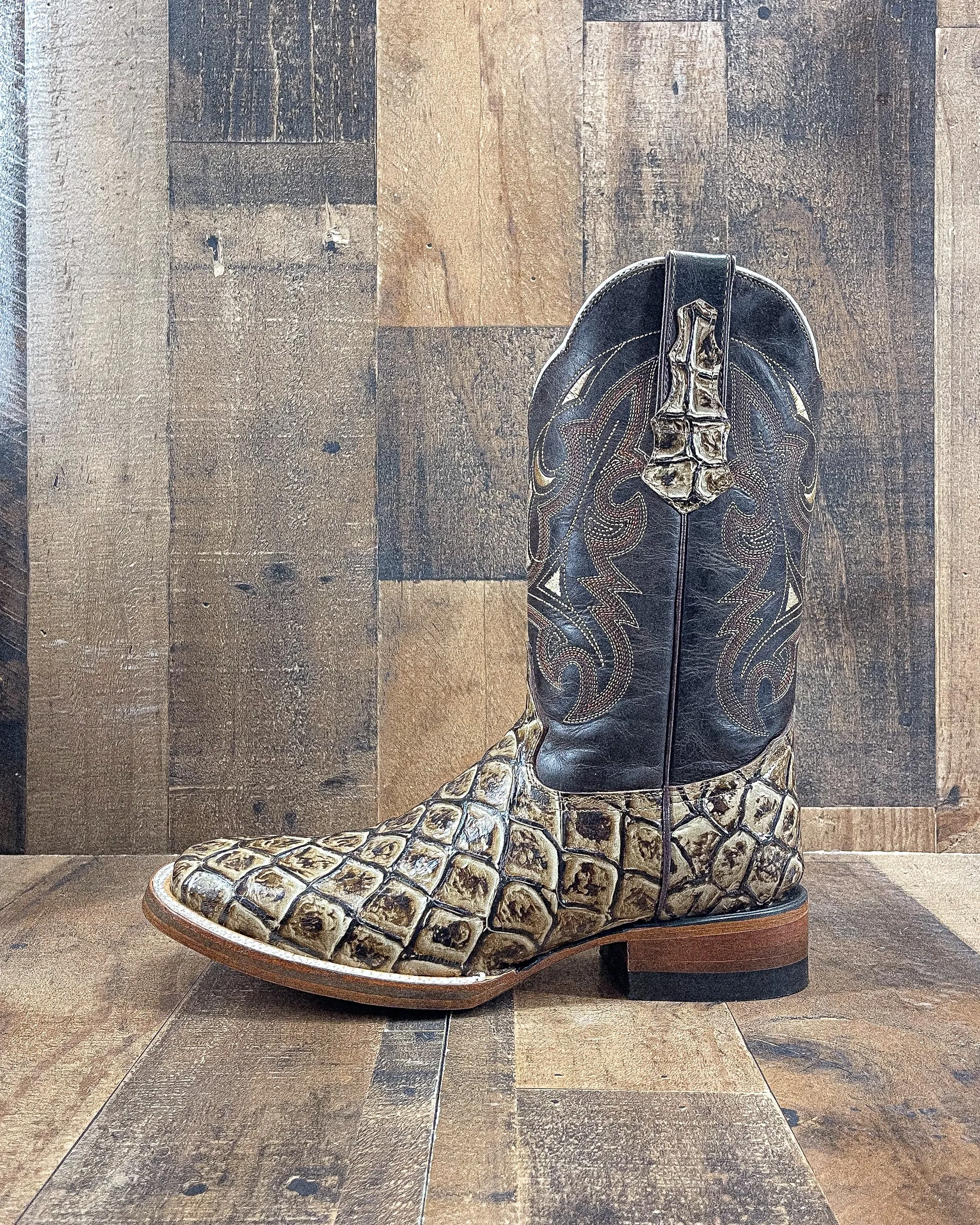BASS " DESERT" | MEN SQUARE TOE COWBOY BOOTS