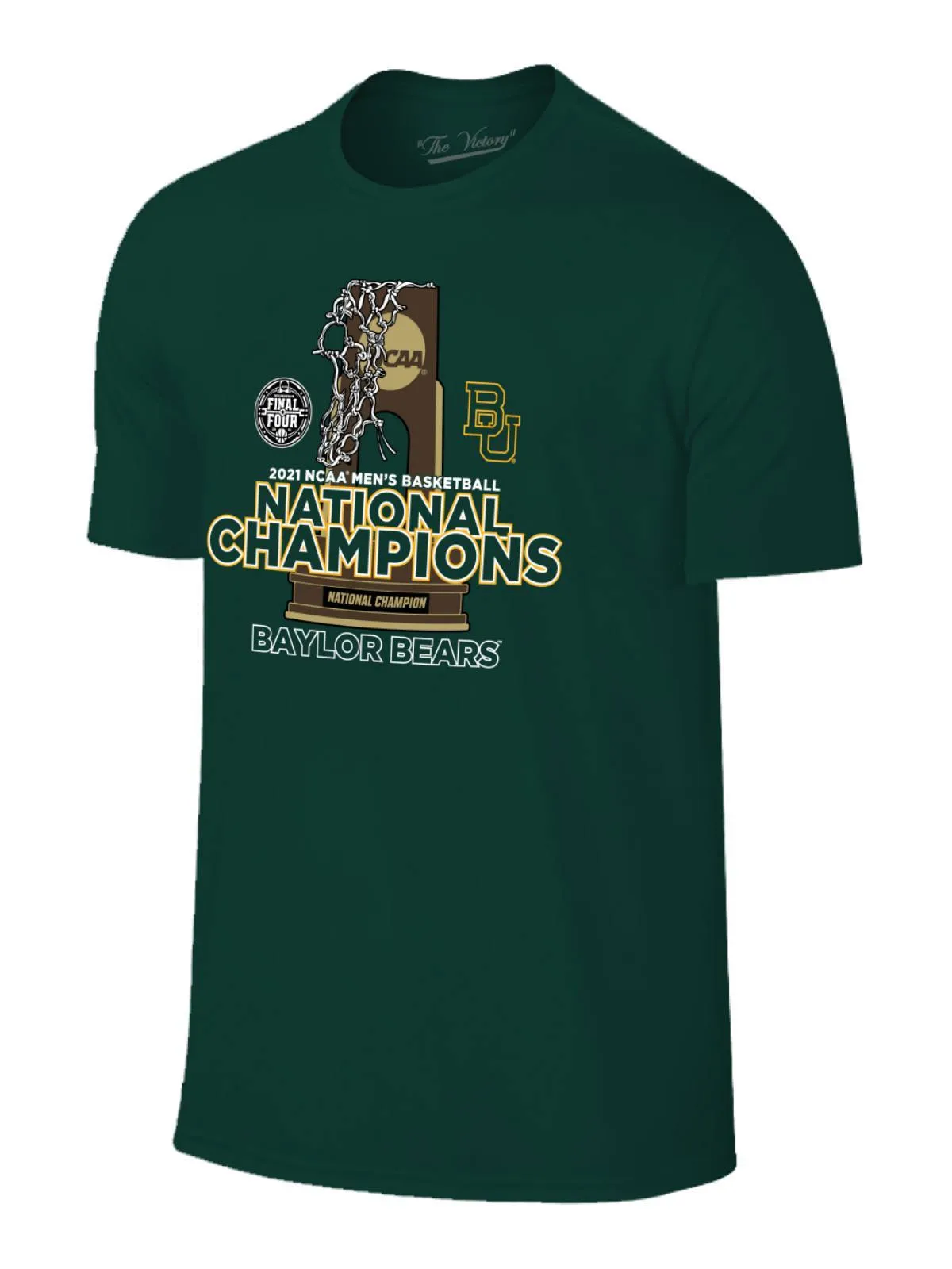 Baylor Bears 2021 NCAA Basketball National Champions Trophy T-Shirt