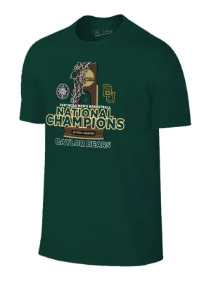 Baylor Bears 2021 NCAA Basketball National Champions Trophy T-Shirt