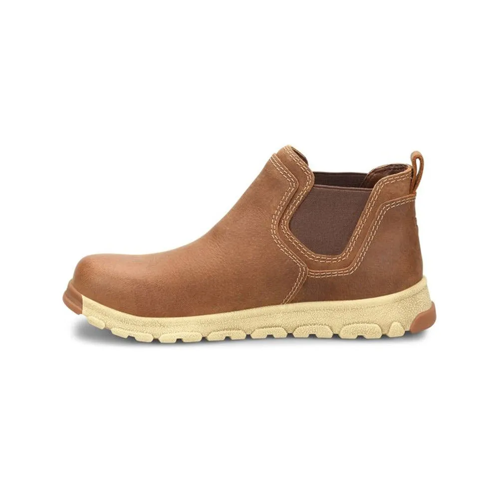 CAROLINA S-117 ALUMINUM TOE LIGHT WEIGHT ESD CHEALSEA BOOT MAHOGANY - WOMENS