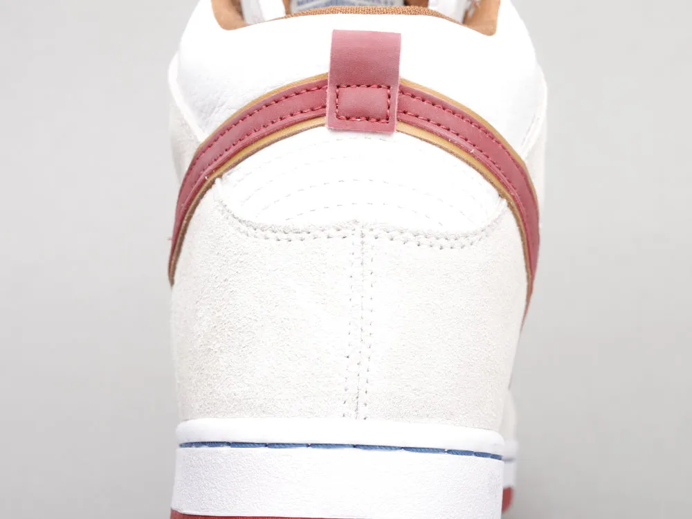 CE - Beige and red hook high top knight color matching