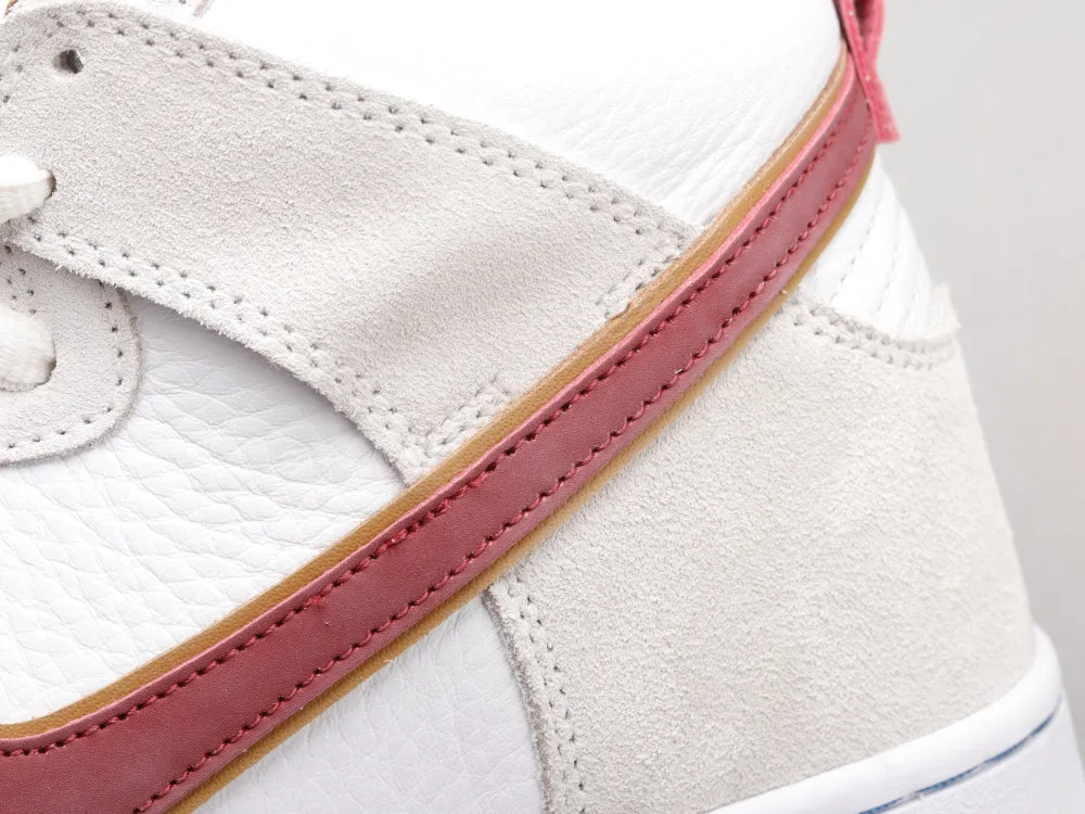 CE - Beige and red hook high top knight color matching