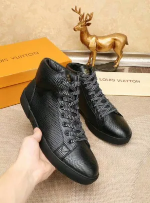 CE - LUV HIgh Top LaCE Up Black Sneaker