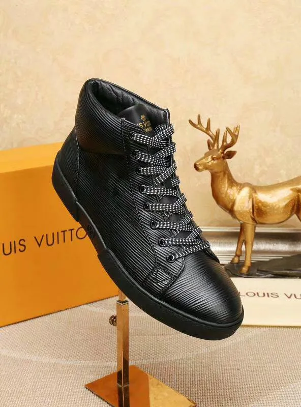 CE - LUV HIgh Top LaCE Up Black Sneaker