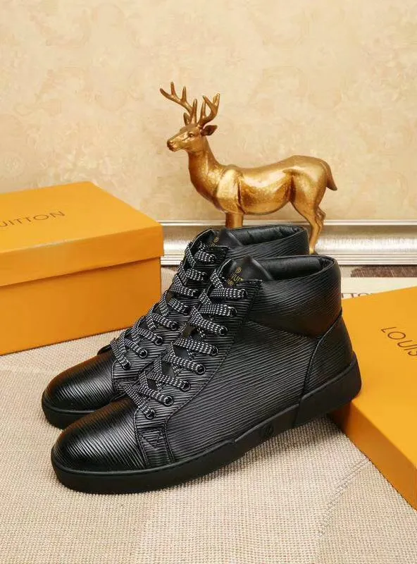 CE - LUV HIgh Top LaCE Up Black Sneaker