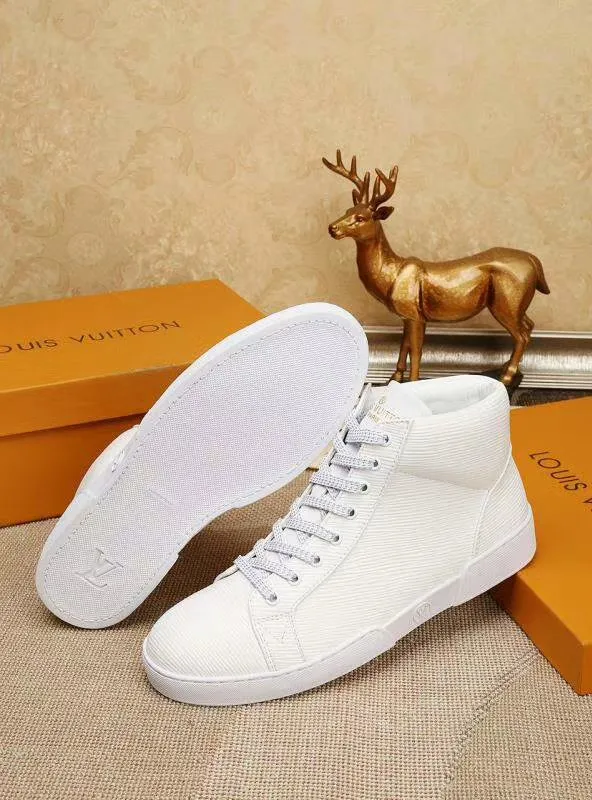 CE - LUV HIgh Top LaCE Up White Sneaker