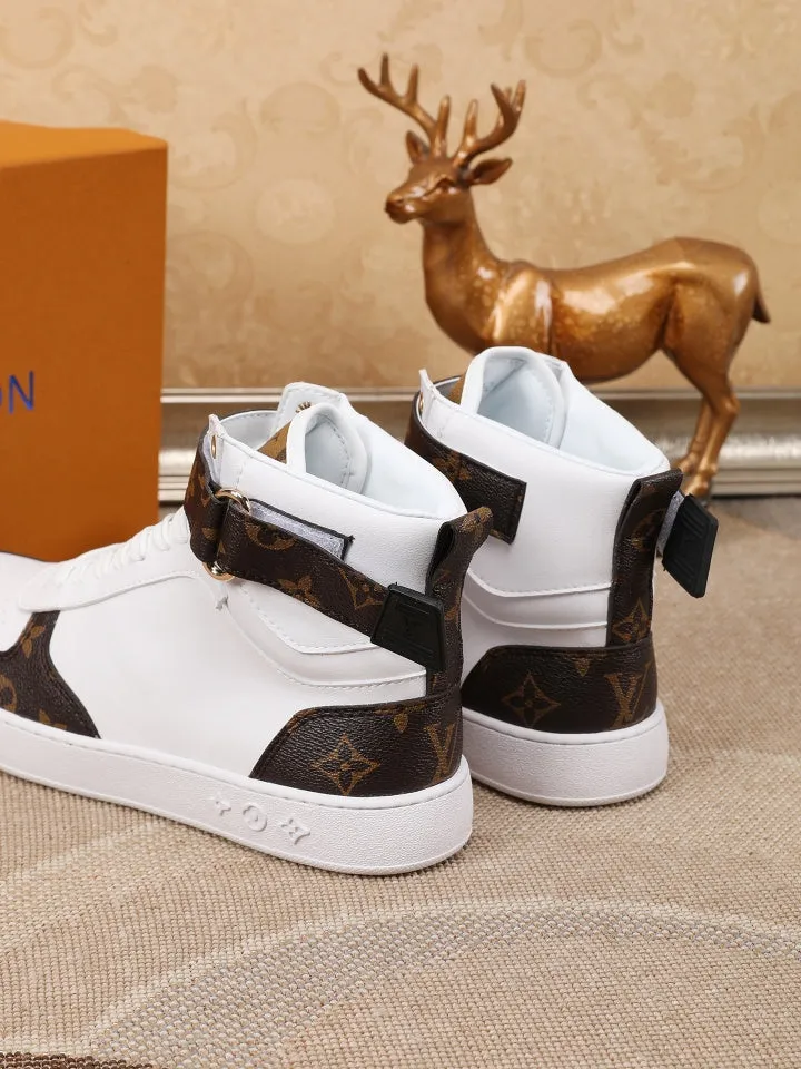 CE - LUV High Top White Brown Sneaker