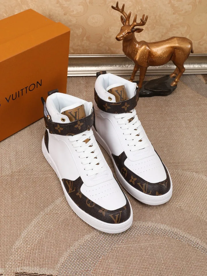 CE - LUV High Top White Brown Sneaker