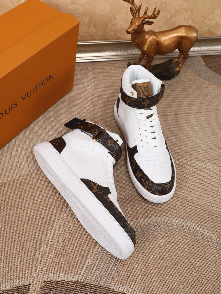 CE - LUV High Top White Brown Sneaker