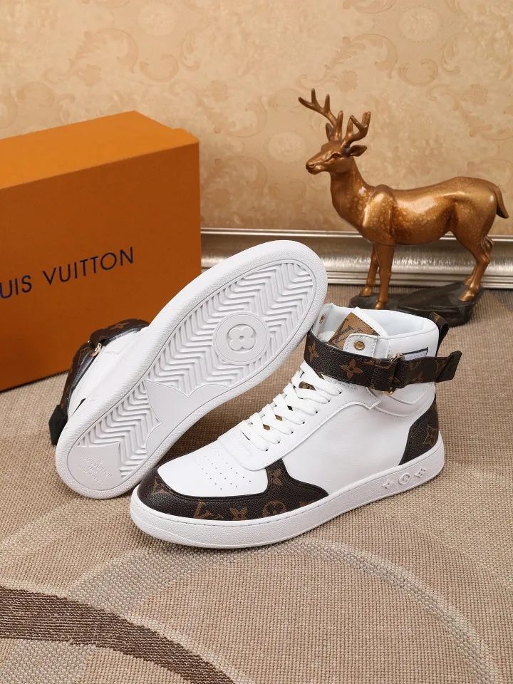 CE - LUV High Top White Brown Sneaker