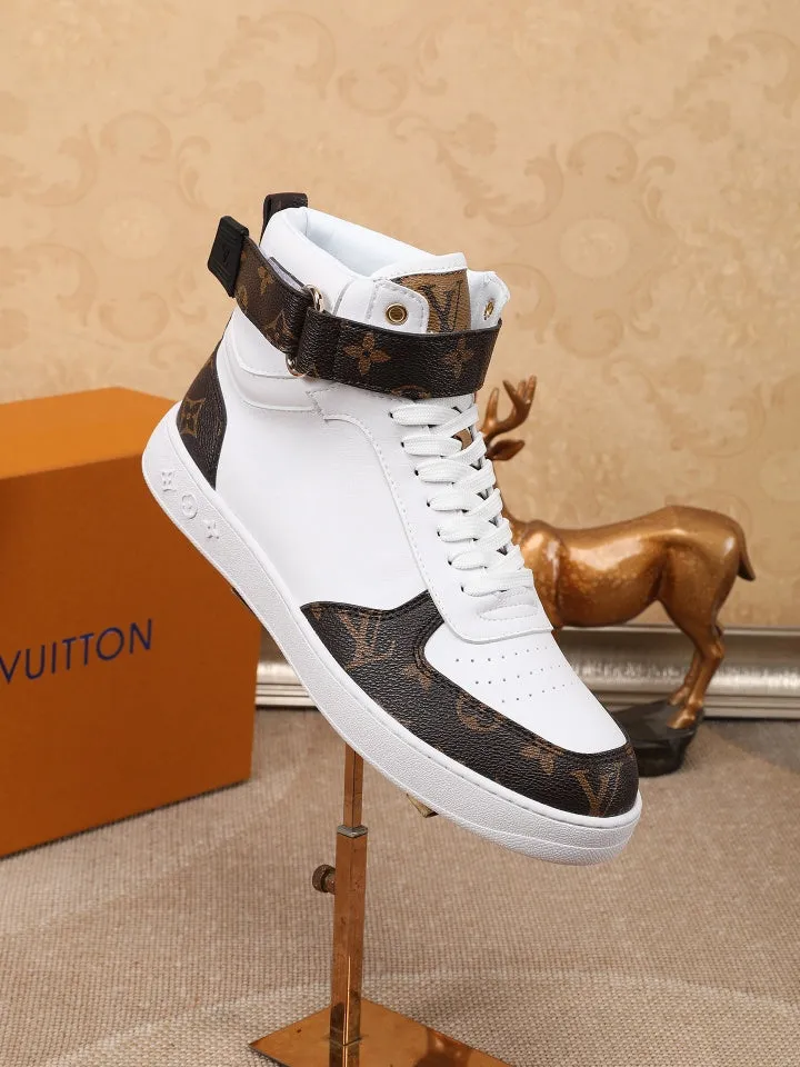 CE - LUV High Top White Brown Sneaker