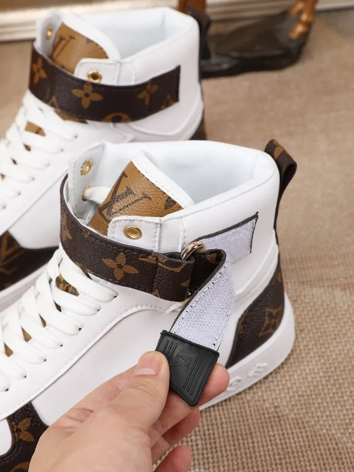 CE - LUV High Top White Brown Sneaker