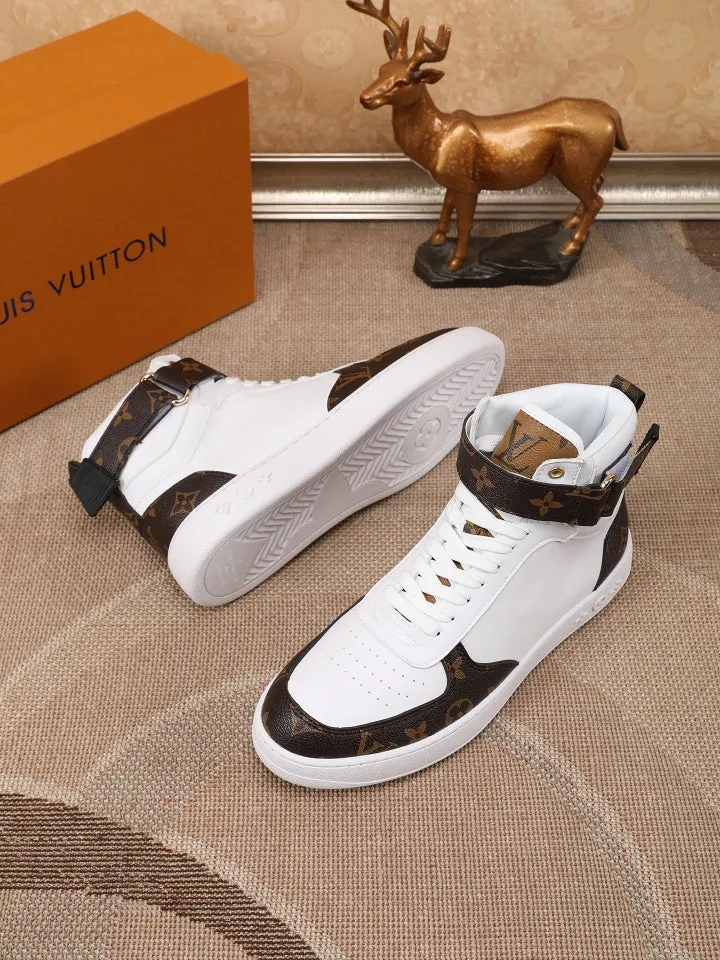 CE - LUV High Top White Brown Sneaker