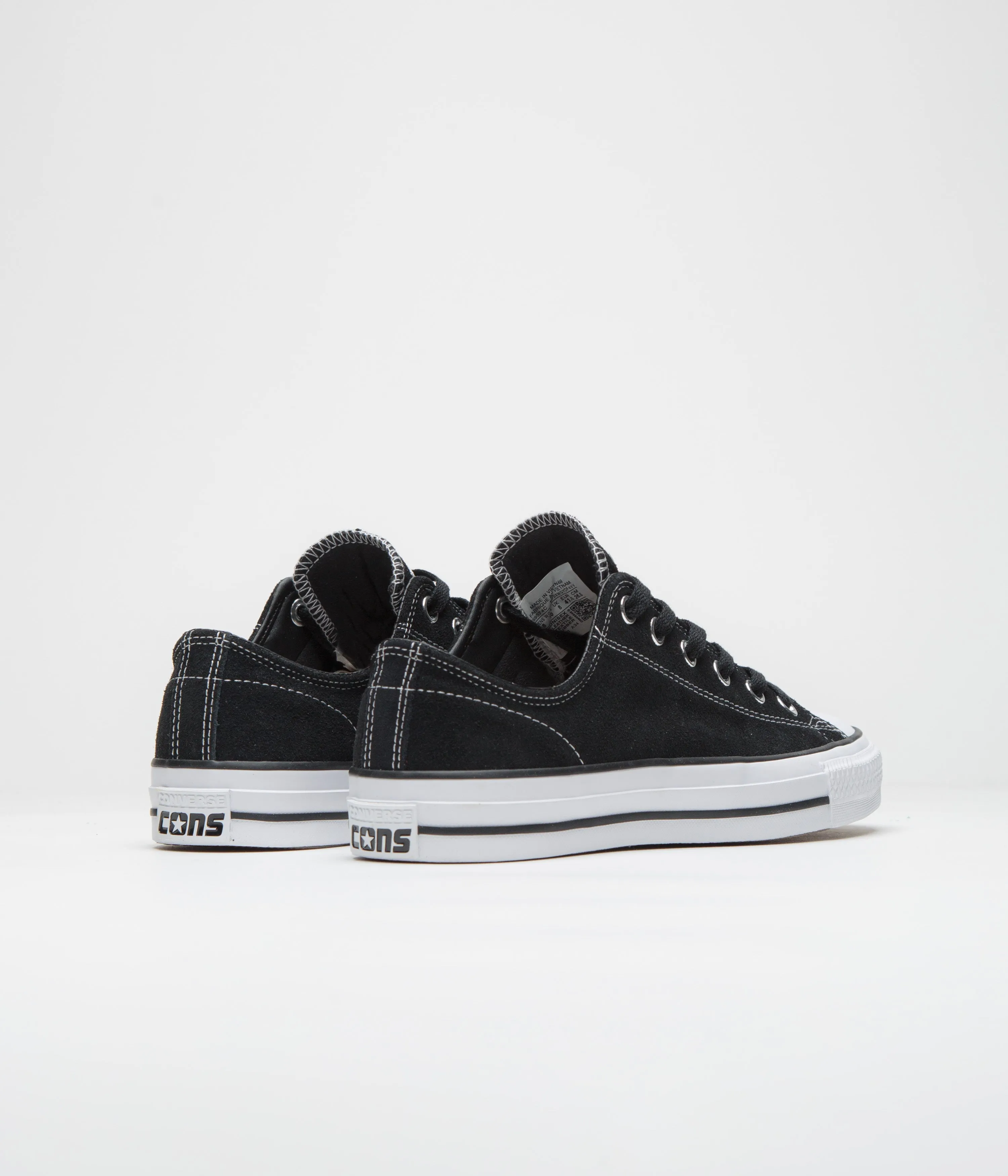 Converse Cons CTAS Pro Ox Shoes - Black / Black / White