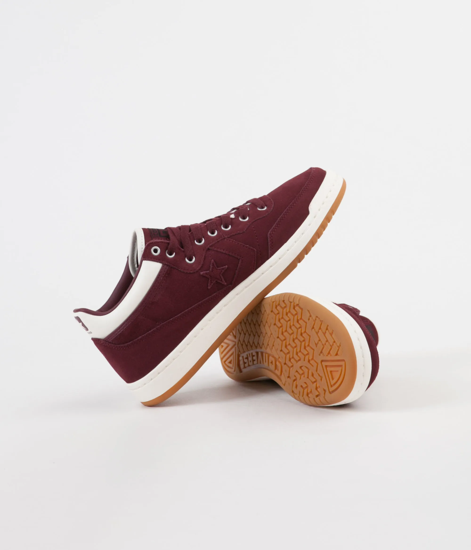 Converse Fastbreak Pro Mid Shoes - Deep Bordeaux / Egret