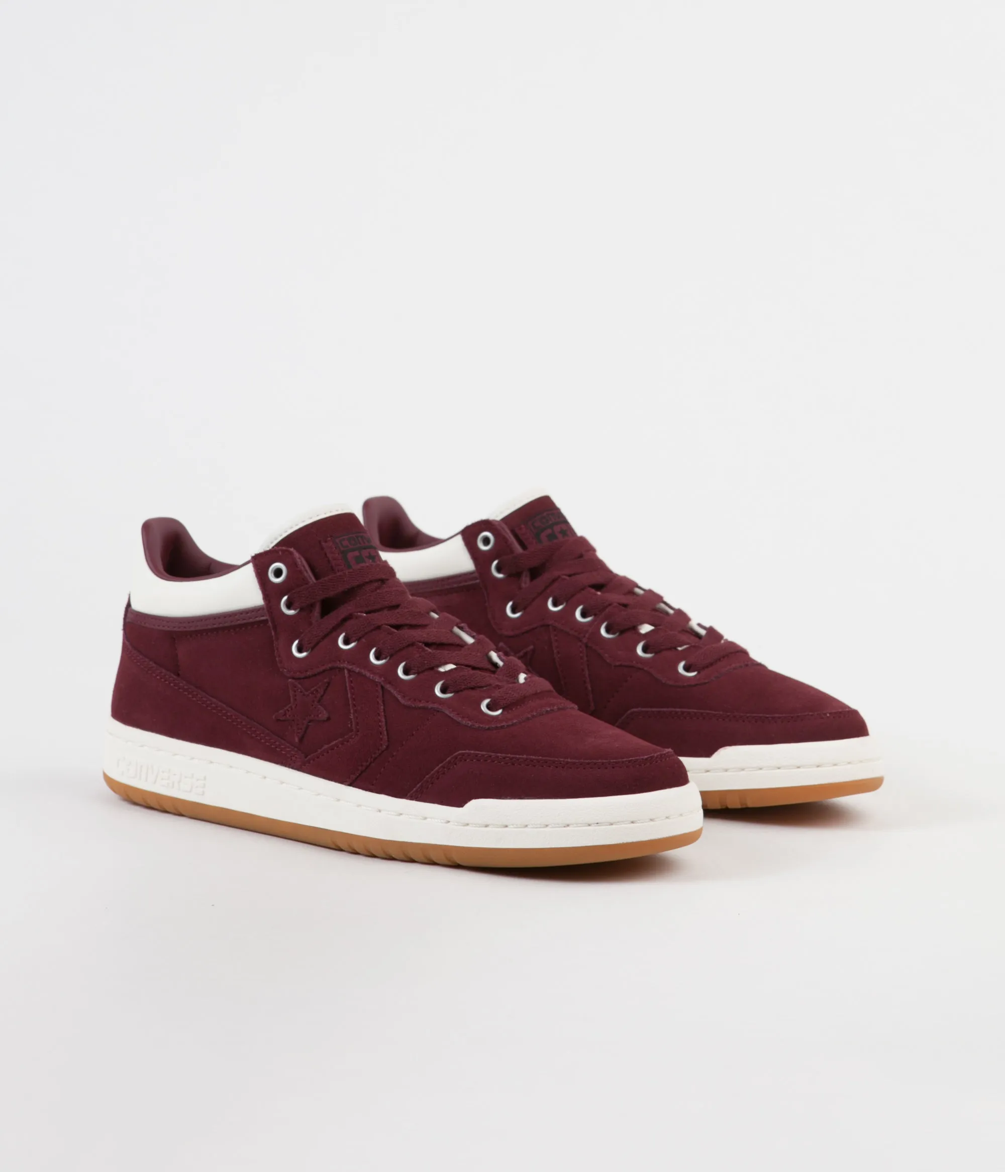 Converse Fastbreak Pro Mid Shoes - Deep Bordeaux / Egret