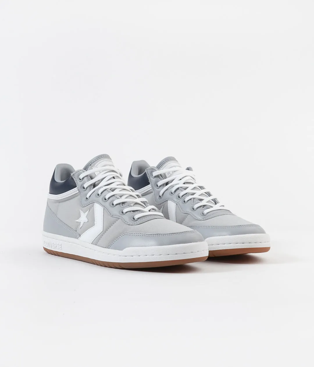 Converse Fastbreak Pro Mid Shoes - Wolf Grey / Obsidian / White