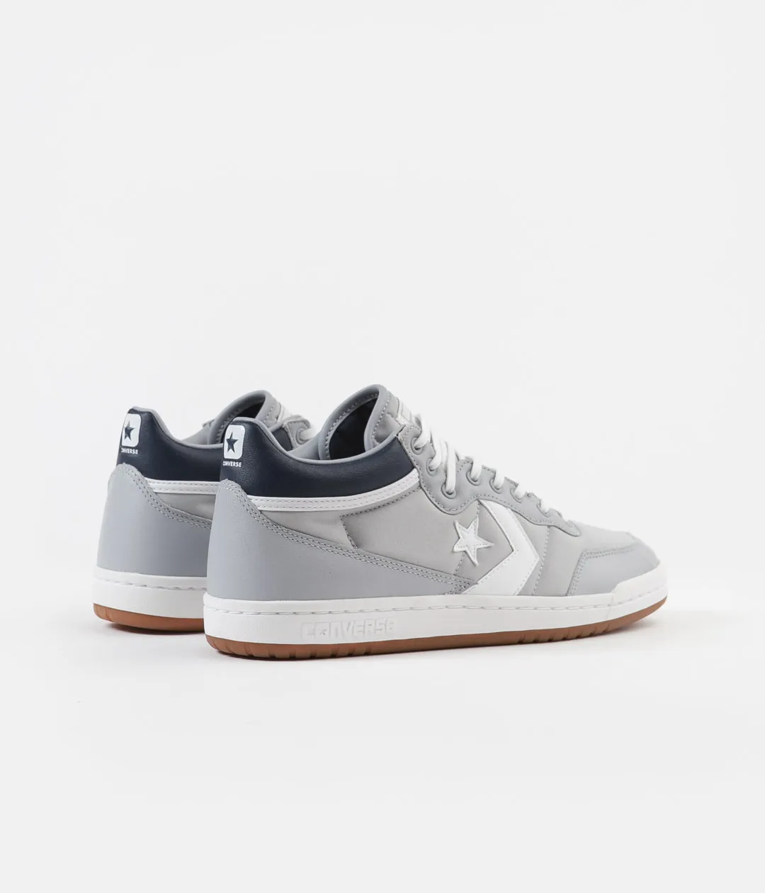Converse Fastbreak Pro Mid Shoes - Wolf Grey / Obsidian / White