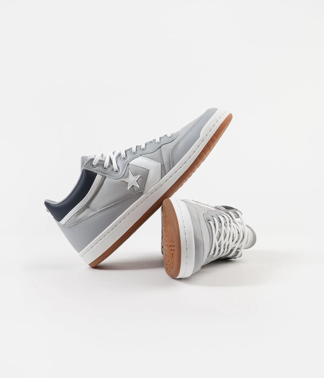 Converse Fastbreak Pro Mid Shoes - Wolf Grey / Obsidian / White