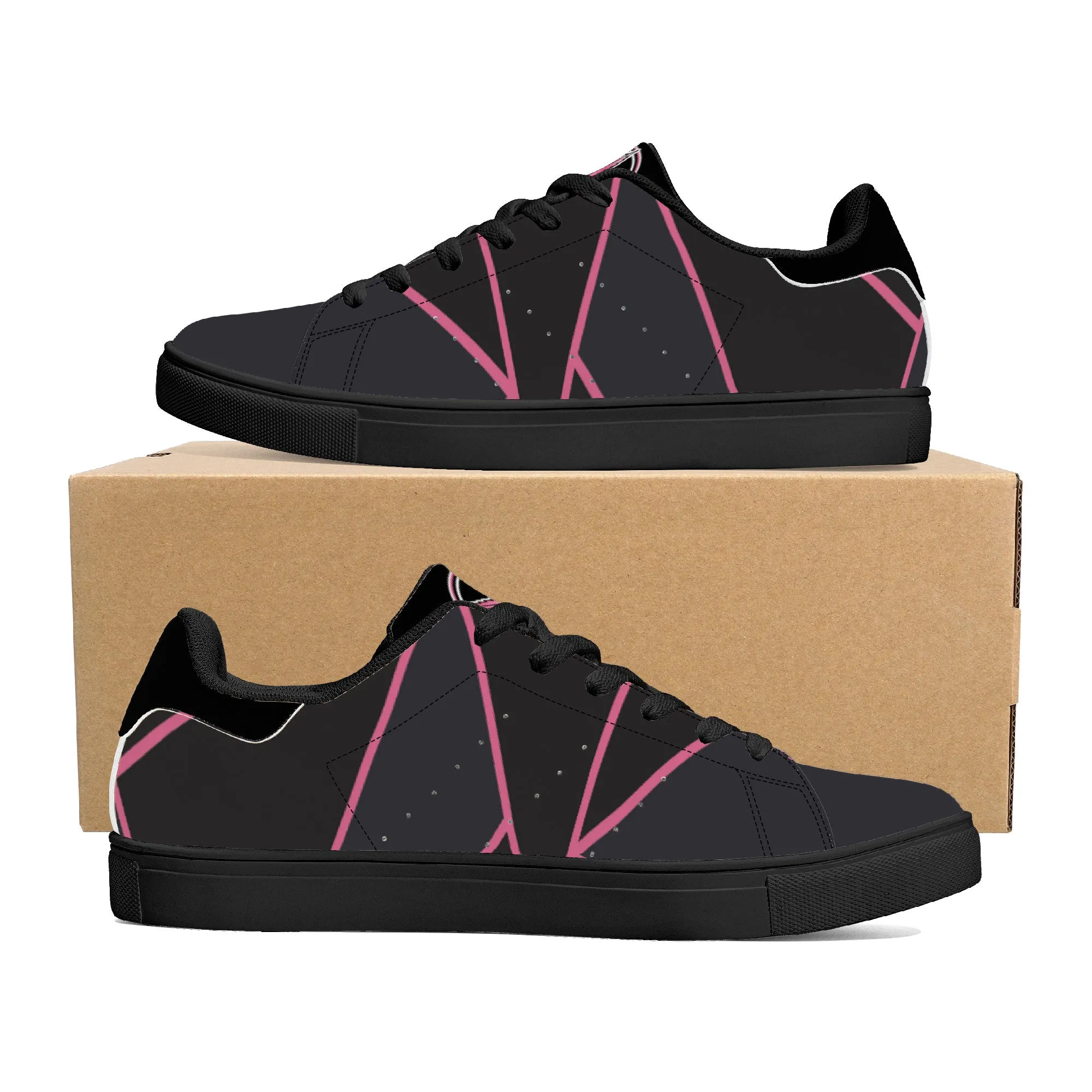 Cultured Chronic  Low-Top Synthetic Leather Sneakers