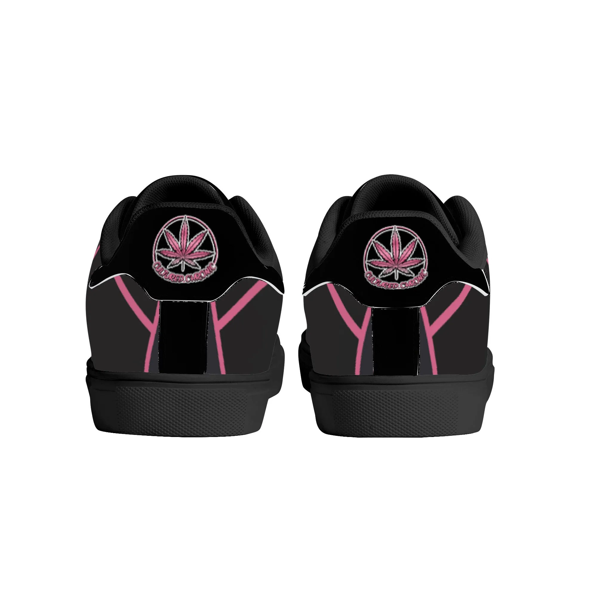 Cultured Chronic  Low-Top Synthetic Leather Sneakers