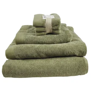 Drift Home Abode Eco Hand Towel - 2 Pack 50 x 90cm Khaki