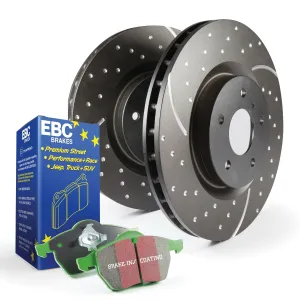 EBC Brakes S10KR1234 S10 Kits Greenstuff 2000 and GD Rotors