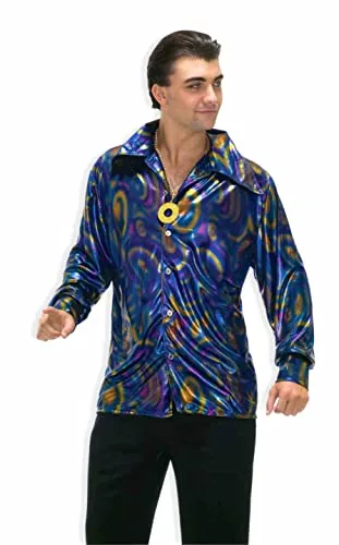 Forum Novelties Dynomite Dude Disco Shirt Adult Costume