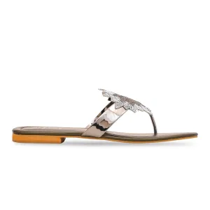 Green Fancy Chappal FN0683
