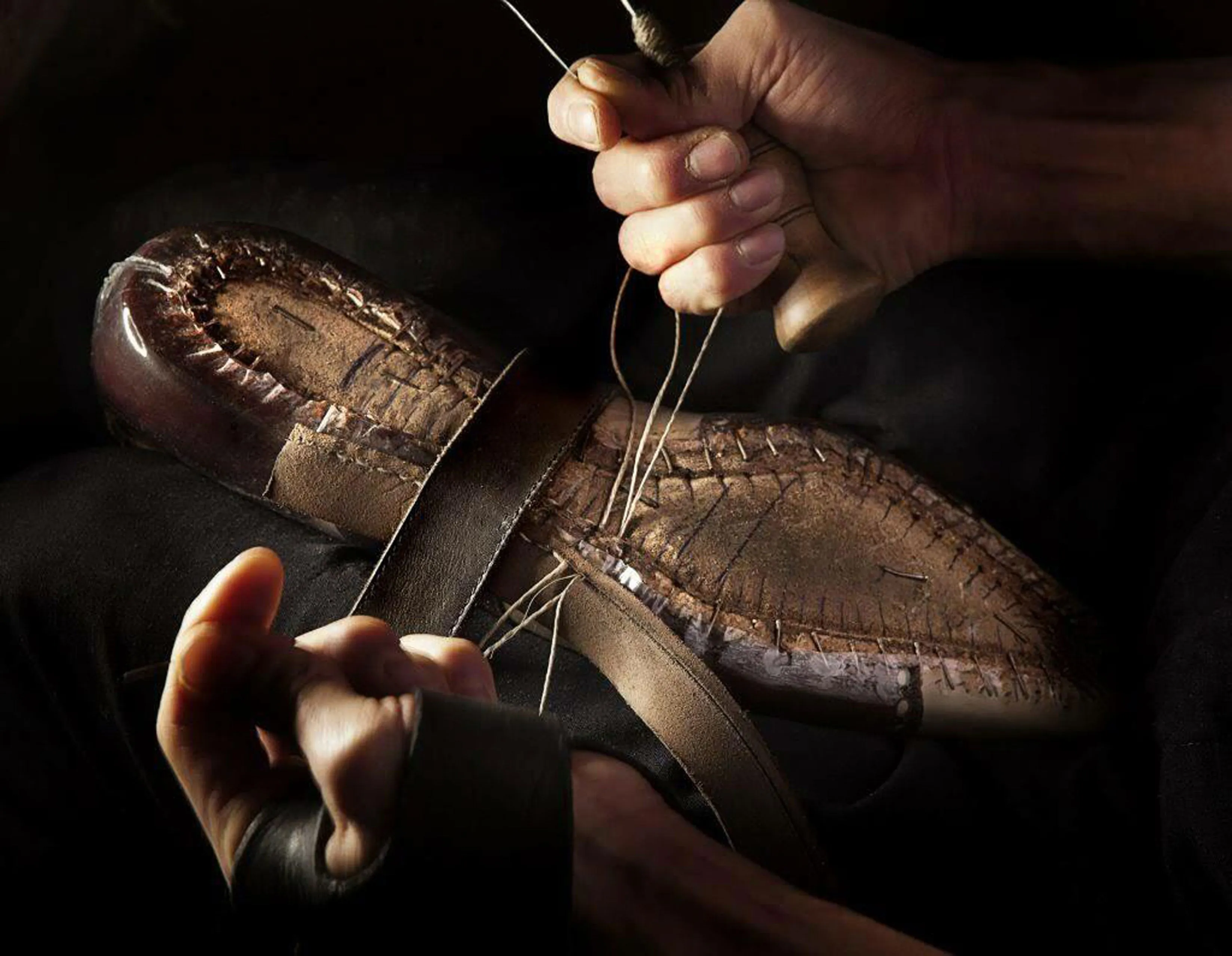 High Ankle Lace Up Derby Wingtip Brogue Boot