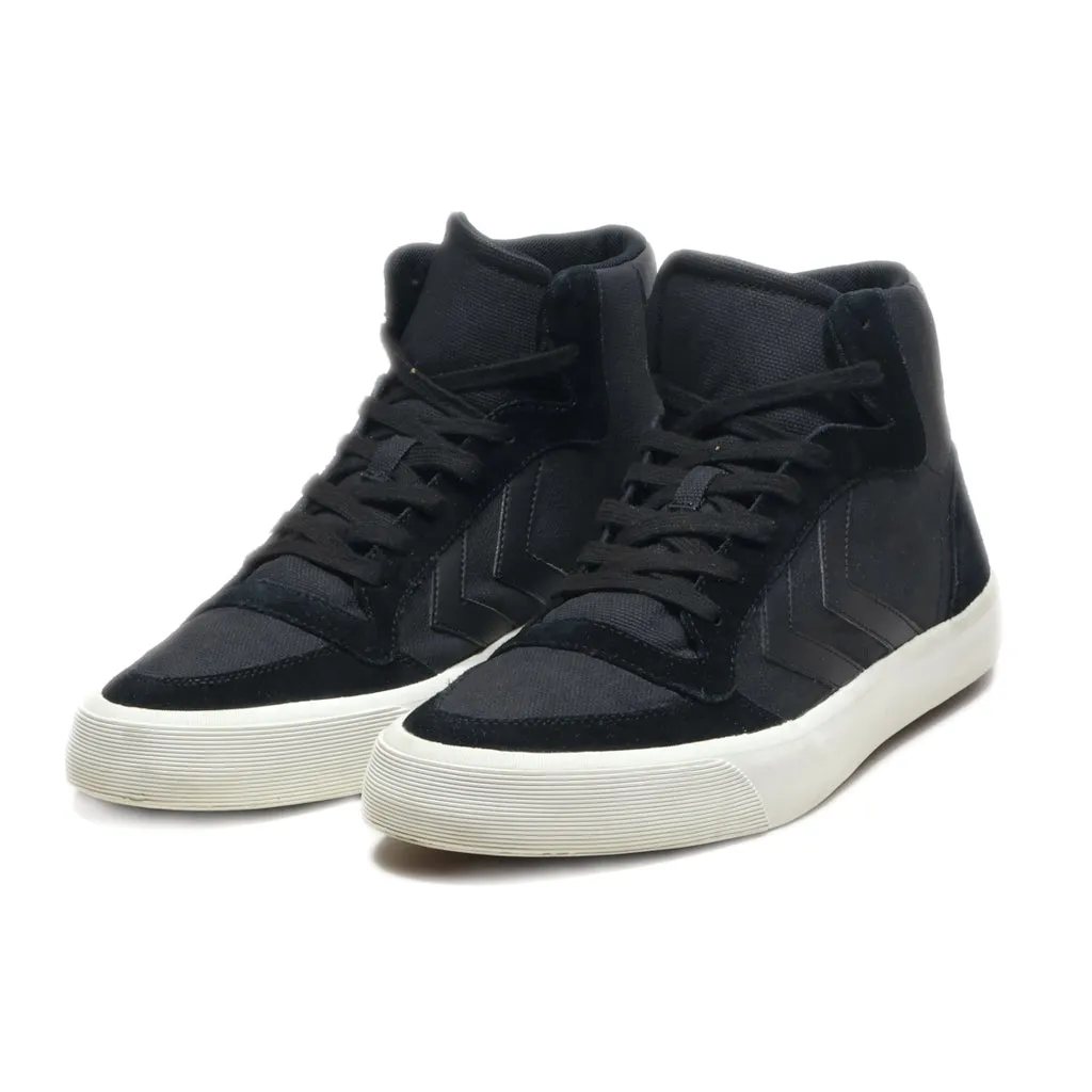 Hummel High-Top Sneakers Suede Black Colour For Men