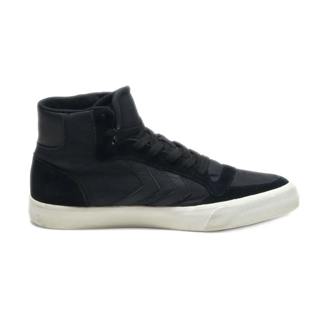 Hummel High-Top Sneakers Suede Black Colour For Men