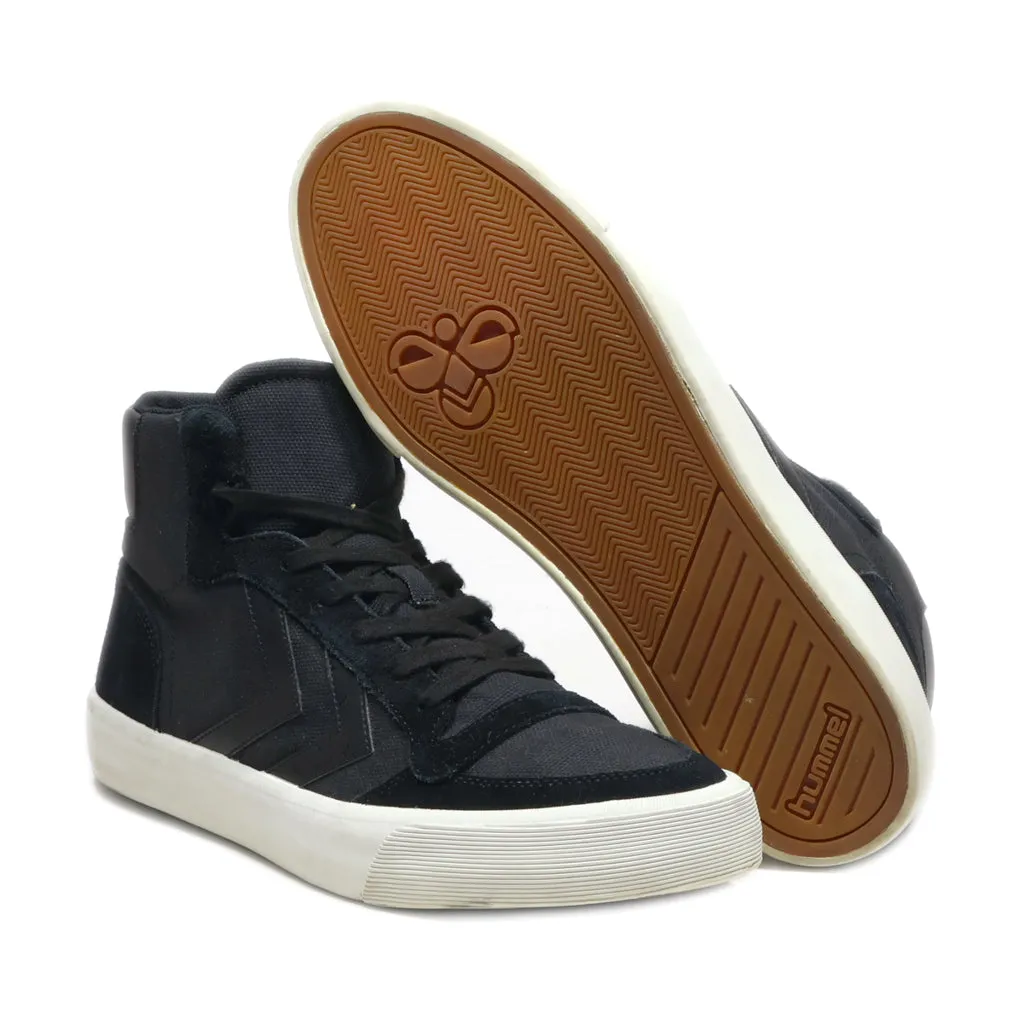 Hummel High-Top Sneakers Suede Black Colour For Men