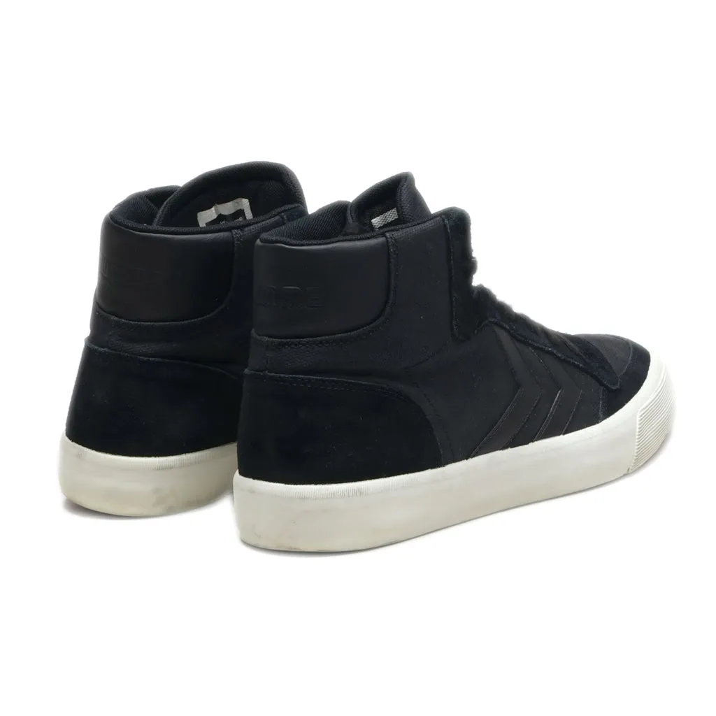 Hummel High-Top Sneakers Suede Black Colour For Men