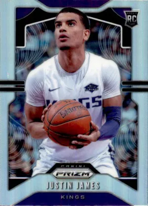 Justin James, RC, 2019-20 Prizm Basketball SILVER Refractor