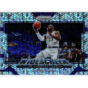 Lebron James, Wide Screen, Disco Prizm, 2021-22 Panini Prizm Basketball NBA
