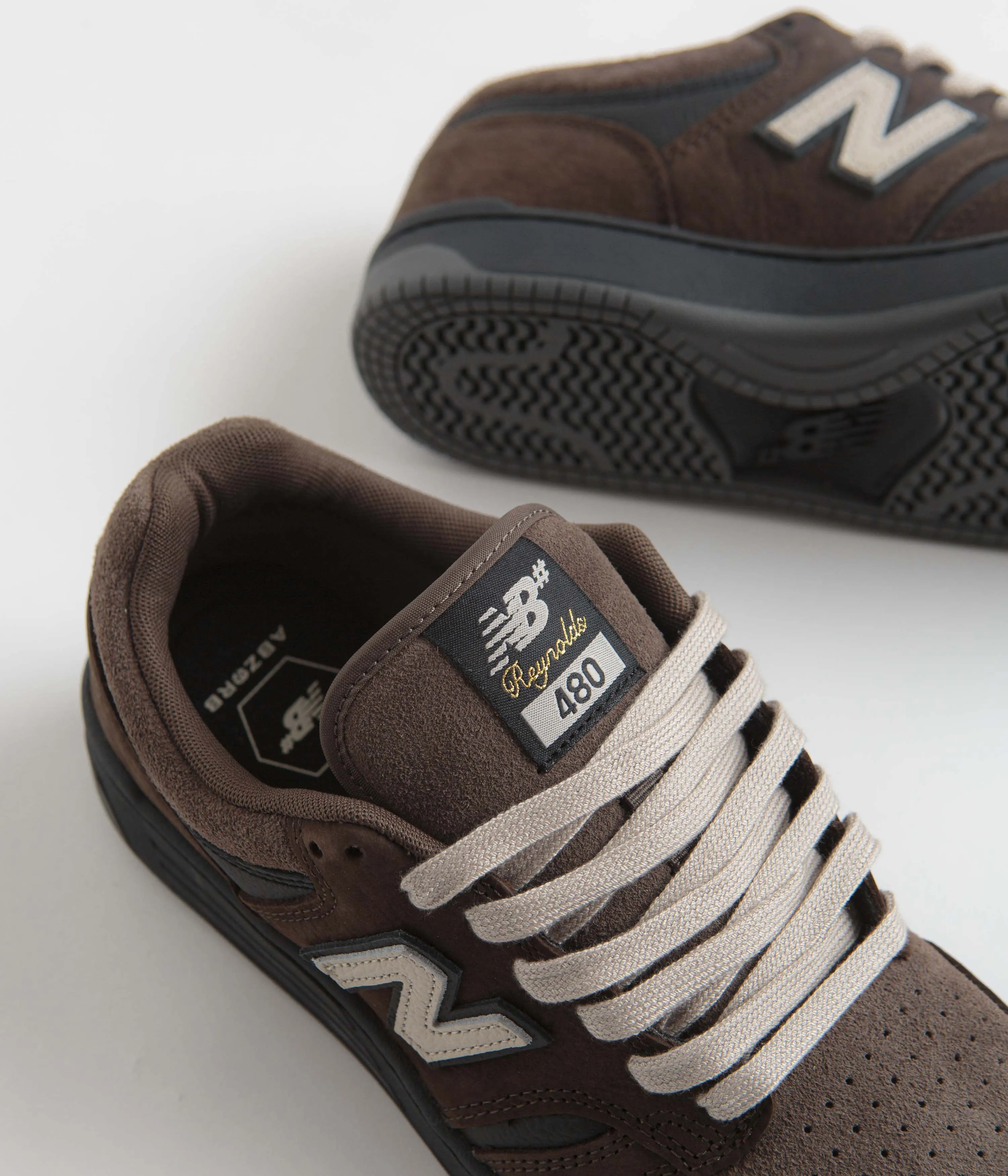 New Balance Numeric 480 Andrew Reynolds Shoes - Chocolate