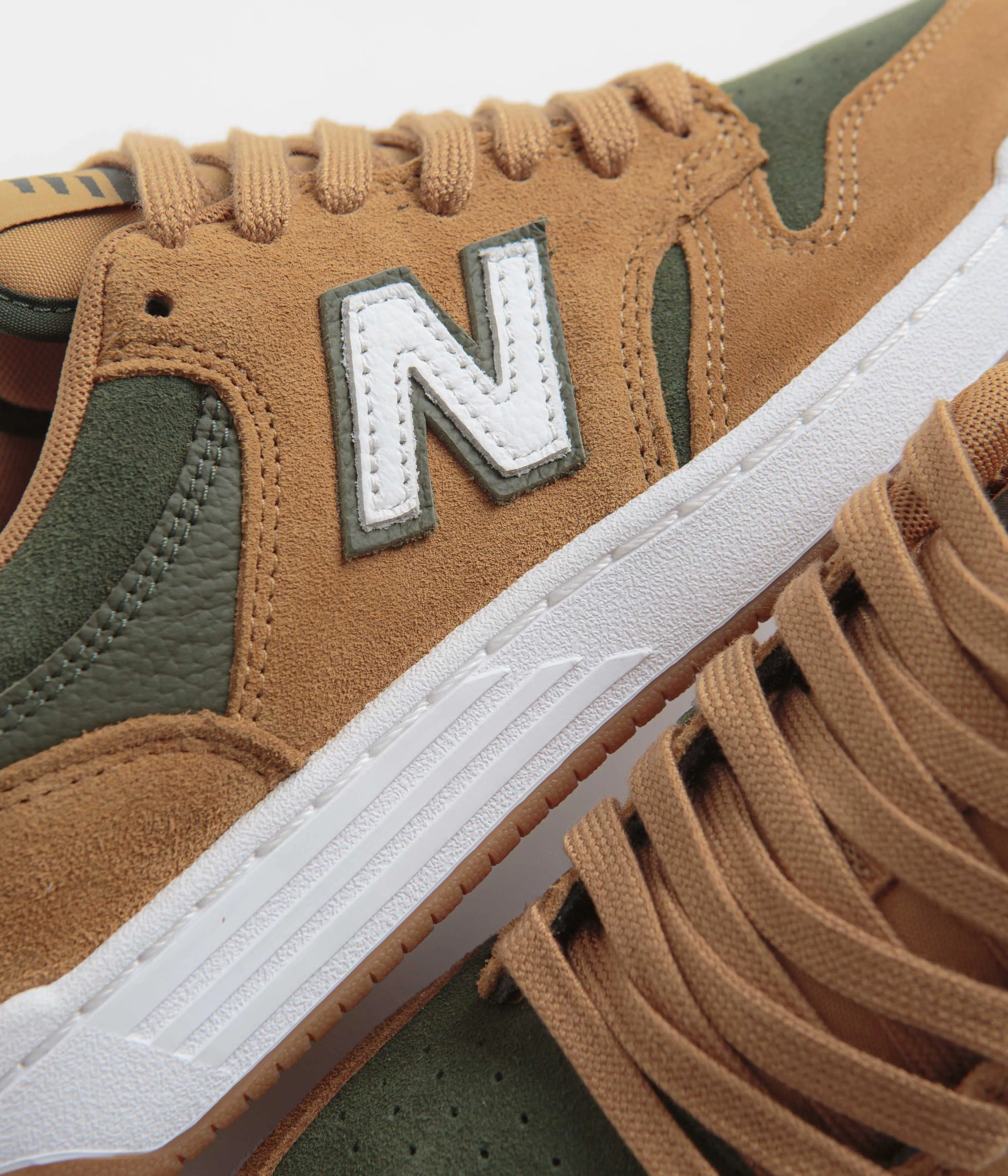 New Balance Numeric 480 Shoes - Brown / Green