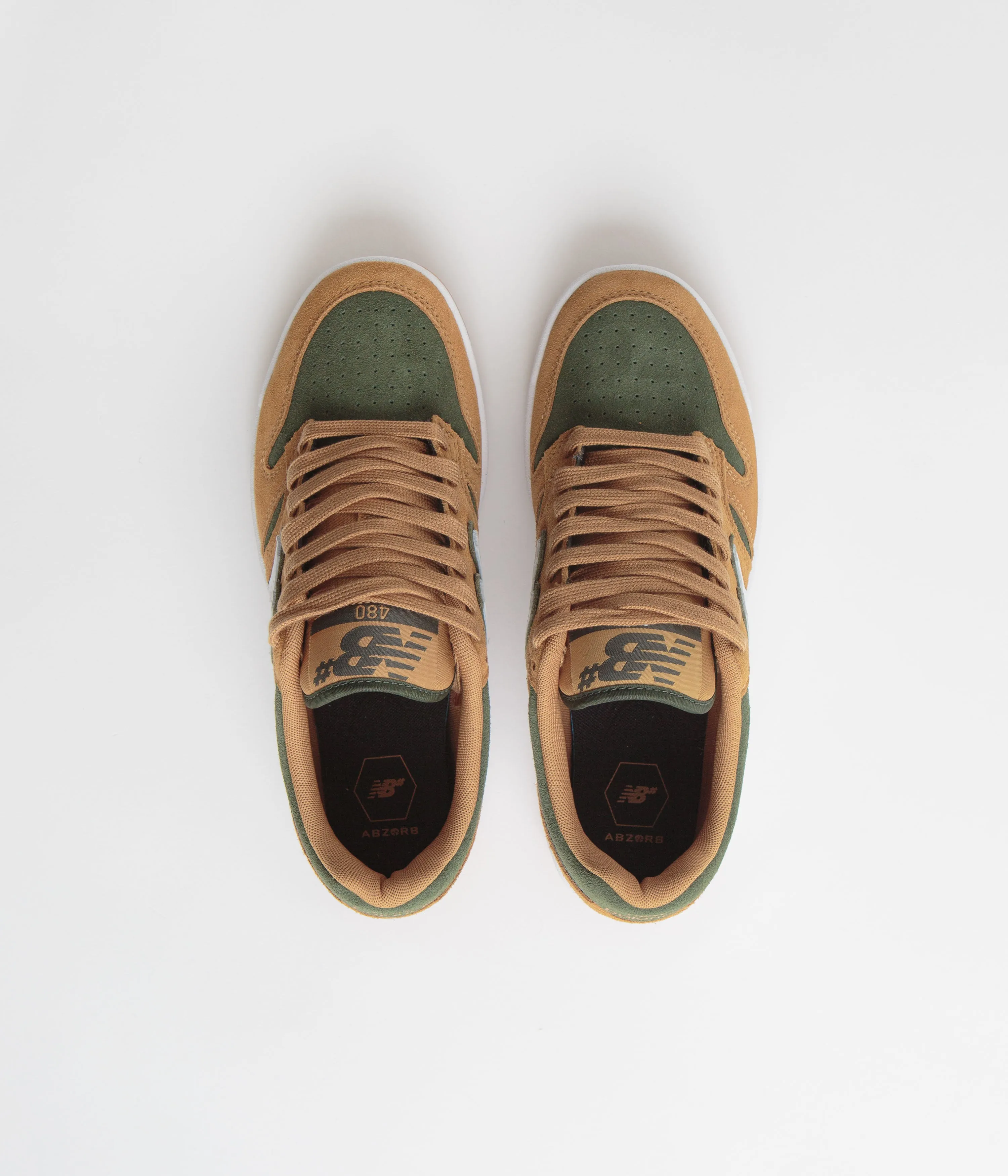 New Balance Numeric 480 Shoes - Brown / Green